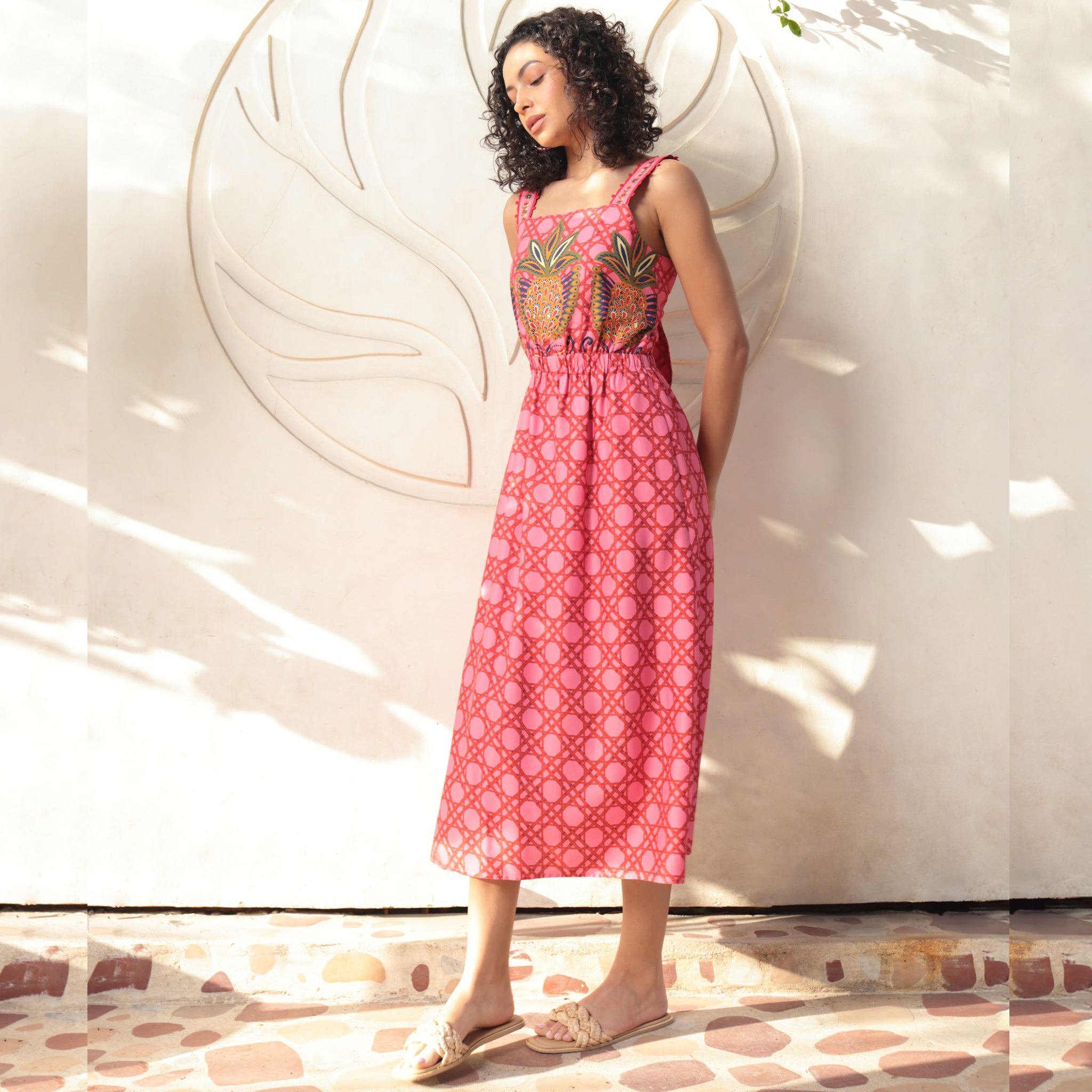 Lilian Dress - Thrift Pink