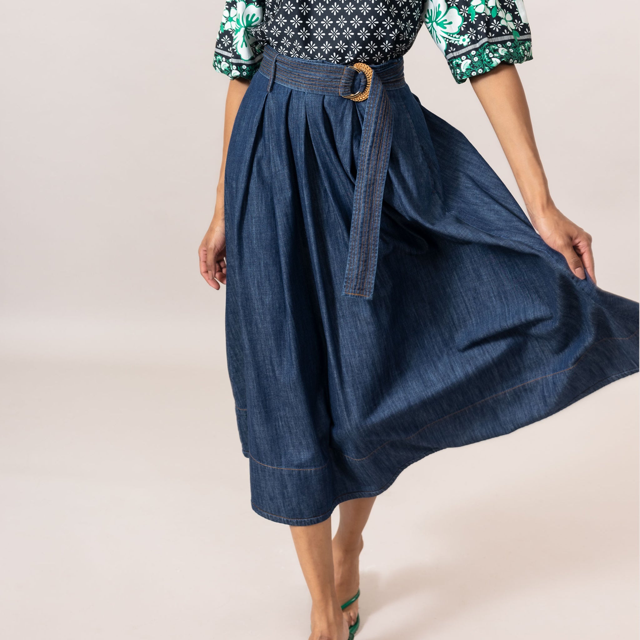 Zelda Skirt - Denim