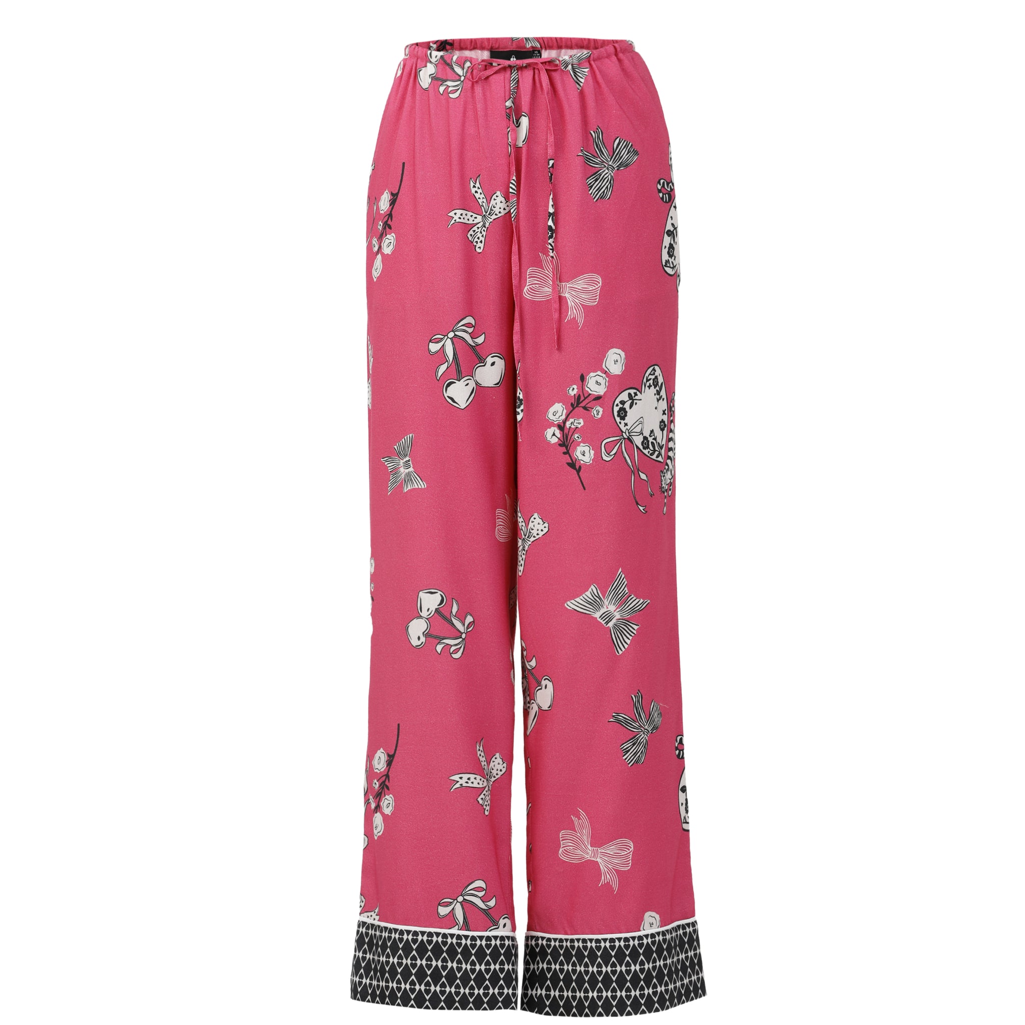 Aurora Pajama Pant Set - Beetroot