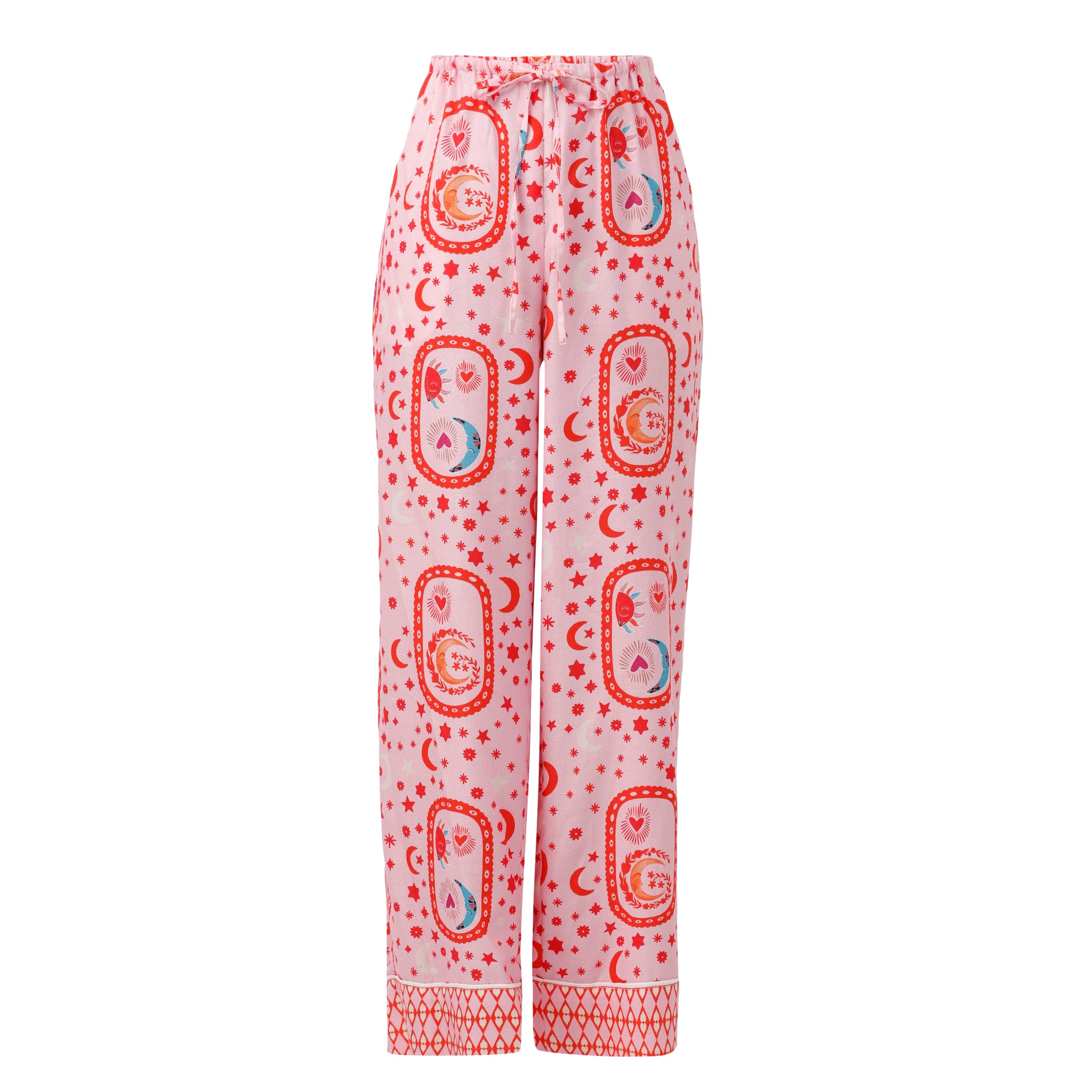 Aurora Pajama Pant Set - Pink Sorbet