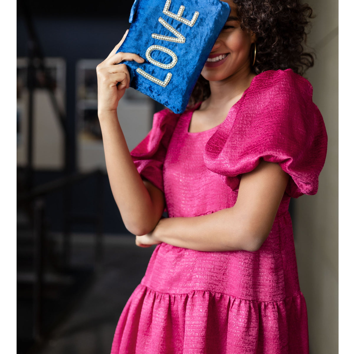 Bonnie Dress - Pink - EMILY LOVELOCK