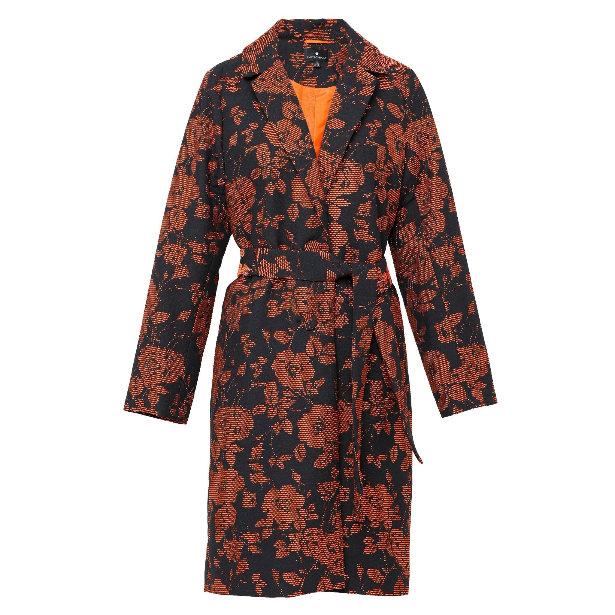 Deborah Coat - Black - EMILY LOVELOCK