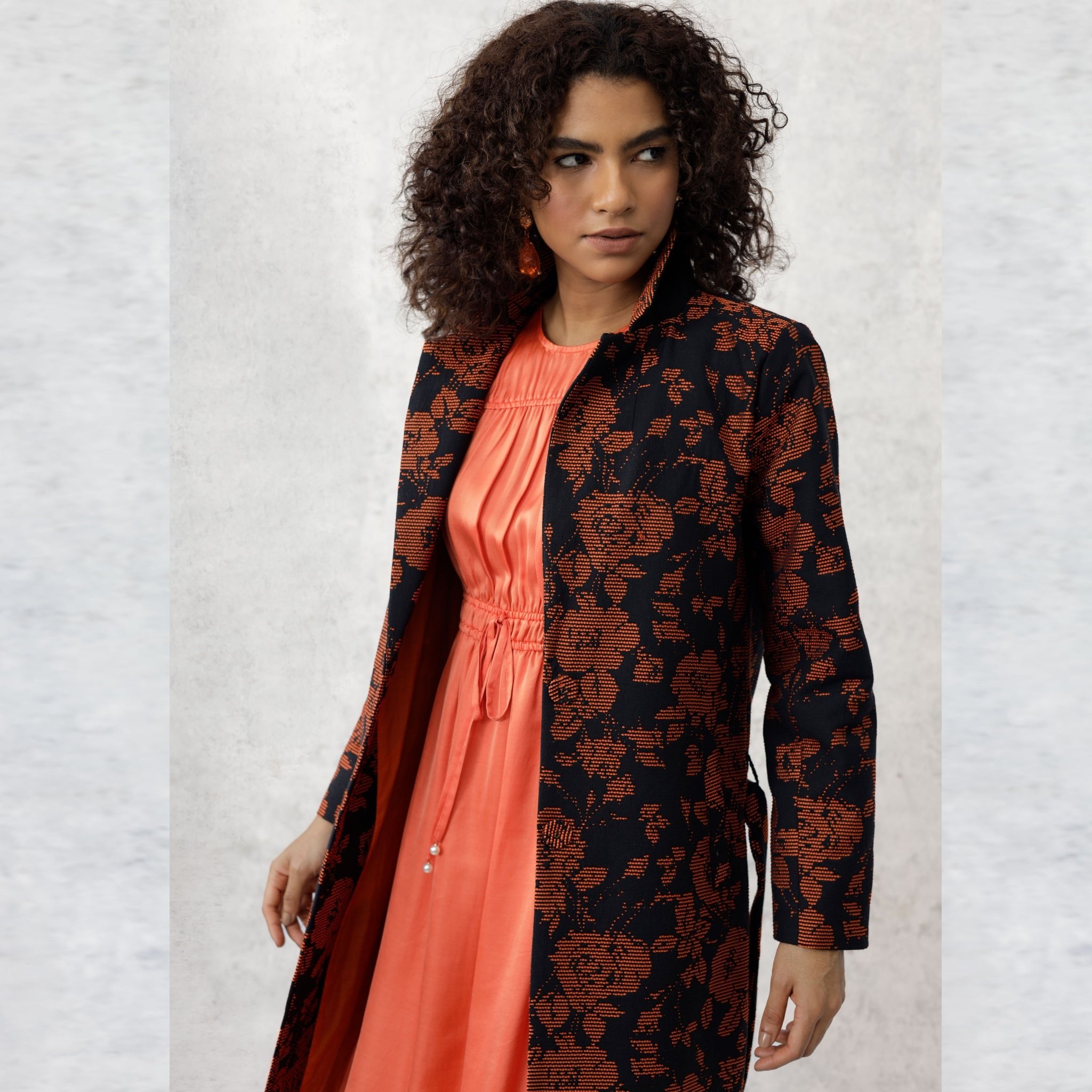 Deborah Coat - Black - EMILY LOVELOCK
