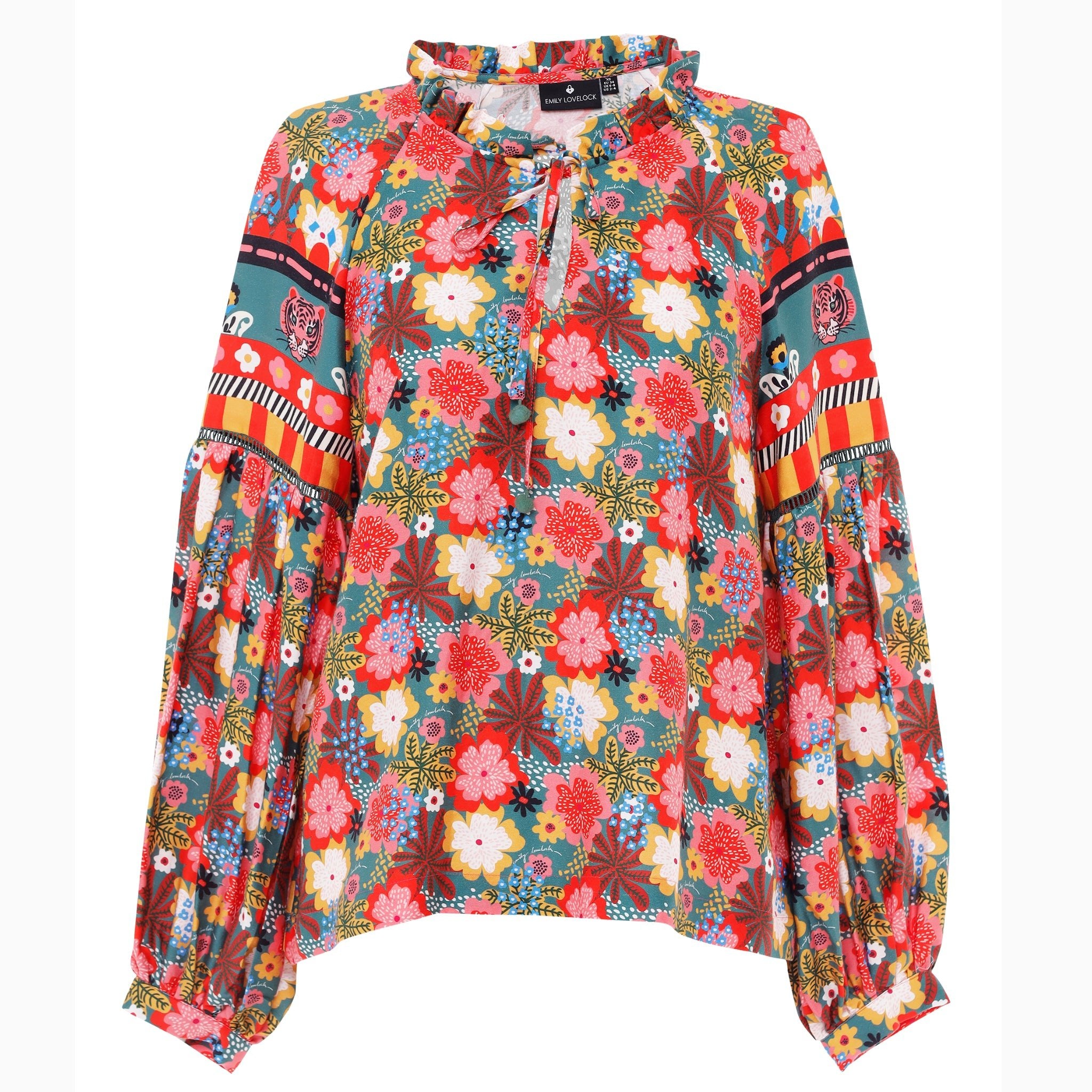 Emma Top- Green - EMILY LOVELOCK