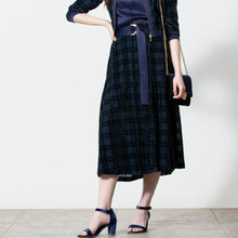 Load image into Gallery viewer, Flared Devoré Skirt - EMILY LOVELOCK