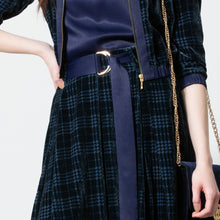 Load image into Gallery viewer, Flared Devoré Skirt - EMILY LOVELOCK