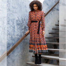 Load image into Gallery viewer, June Dress - Orange - EMILY LOVELOCK