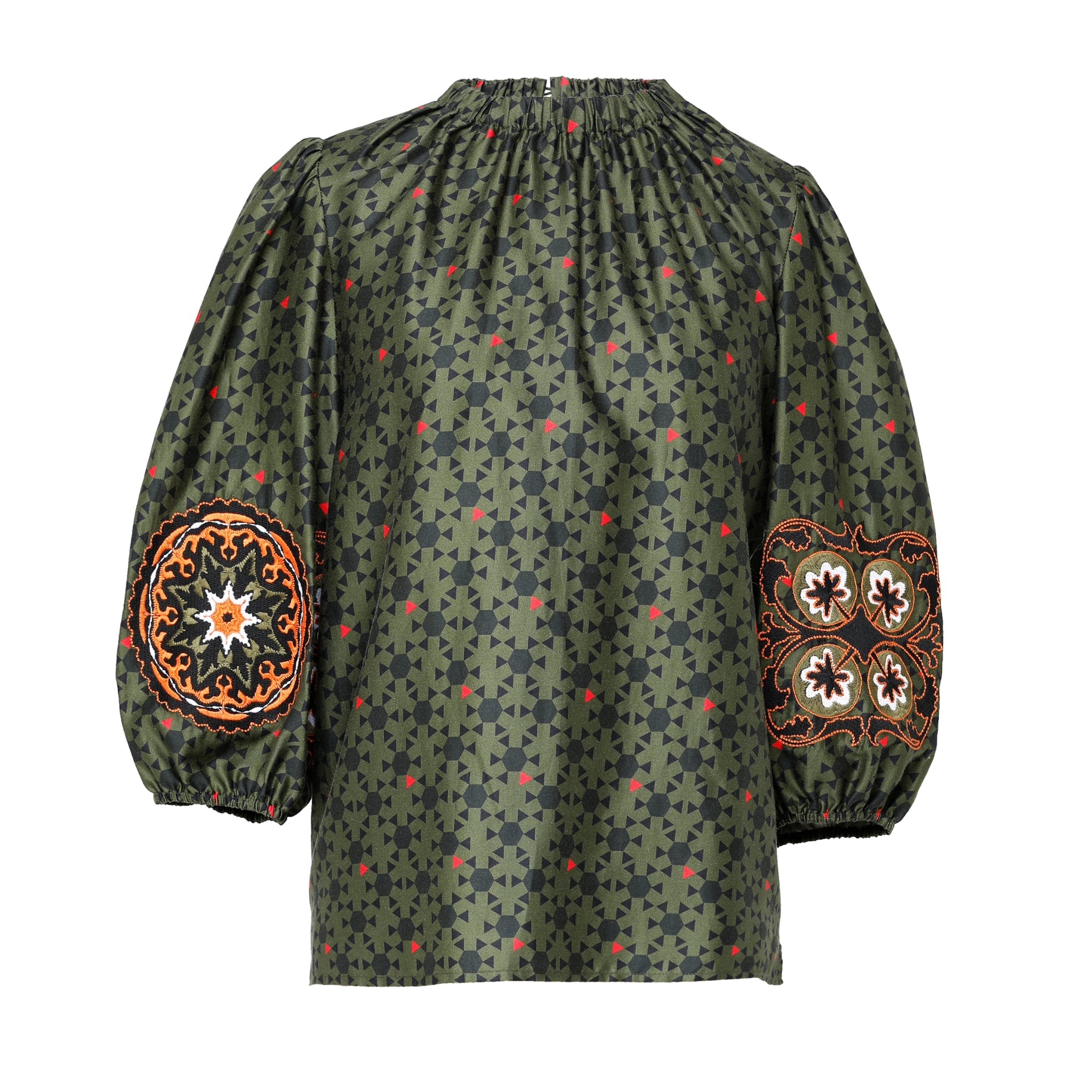 Lilly Blouse - Olive - EMILY LOVELOCK