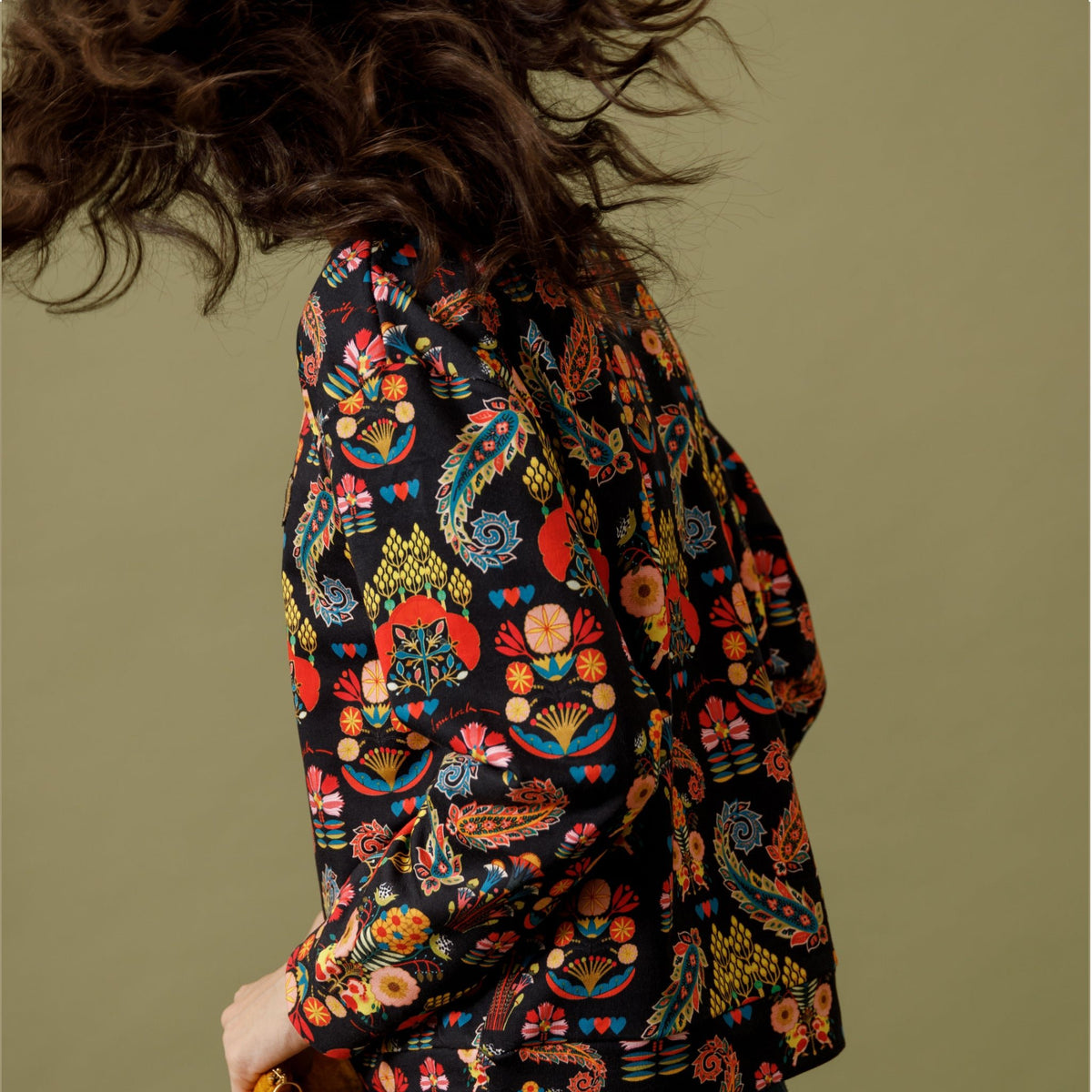 Tessa Sweatshirt - 70s multi - EMILY LOVELOCK