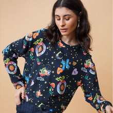 Load image into Gallery viewer, Tessa Sweatshirt - Black - EMILY LOVELOCK