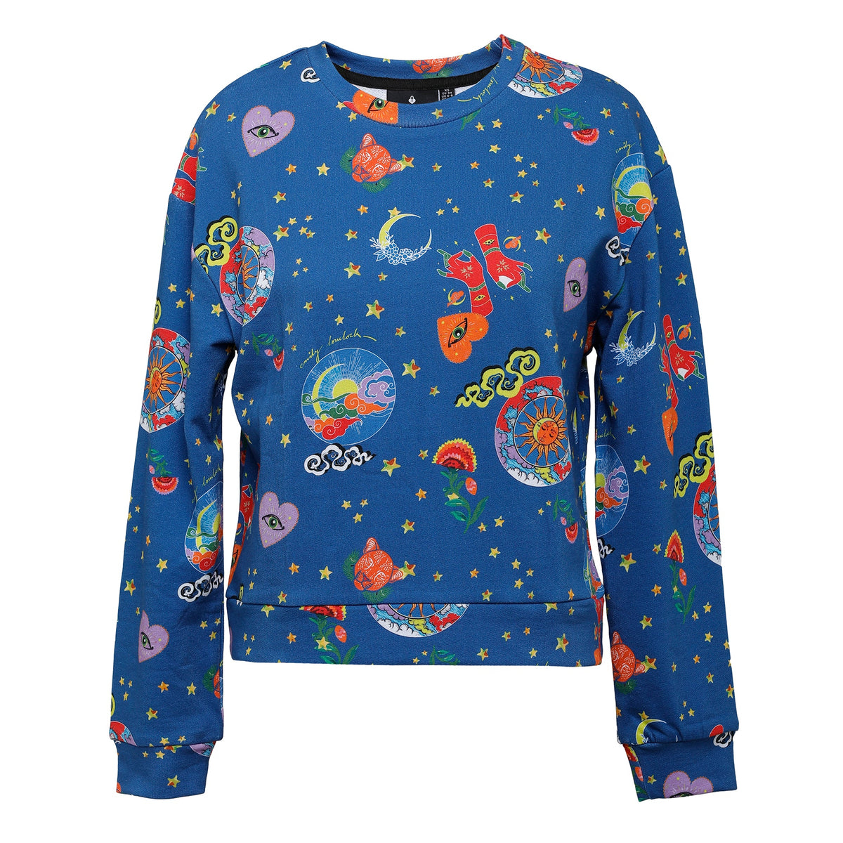 Tessa Sweatshirt - Blue - EMILY LOVELOCK