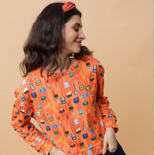 Load image into Gallery viewer, Tessa Sweatshirt - Orange - EMILY LOVELOCK