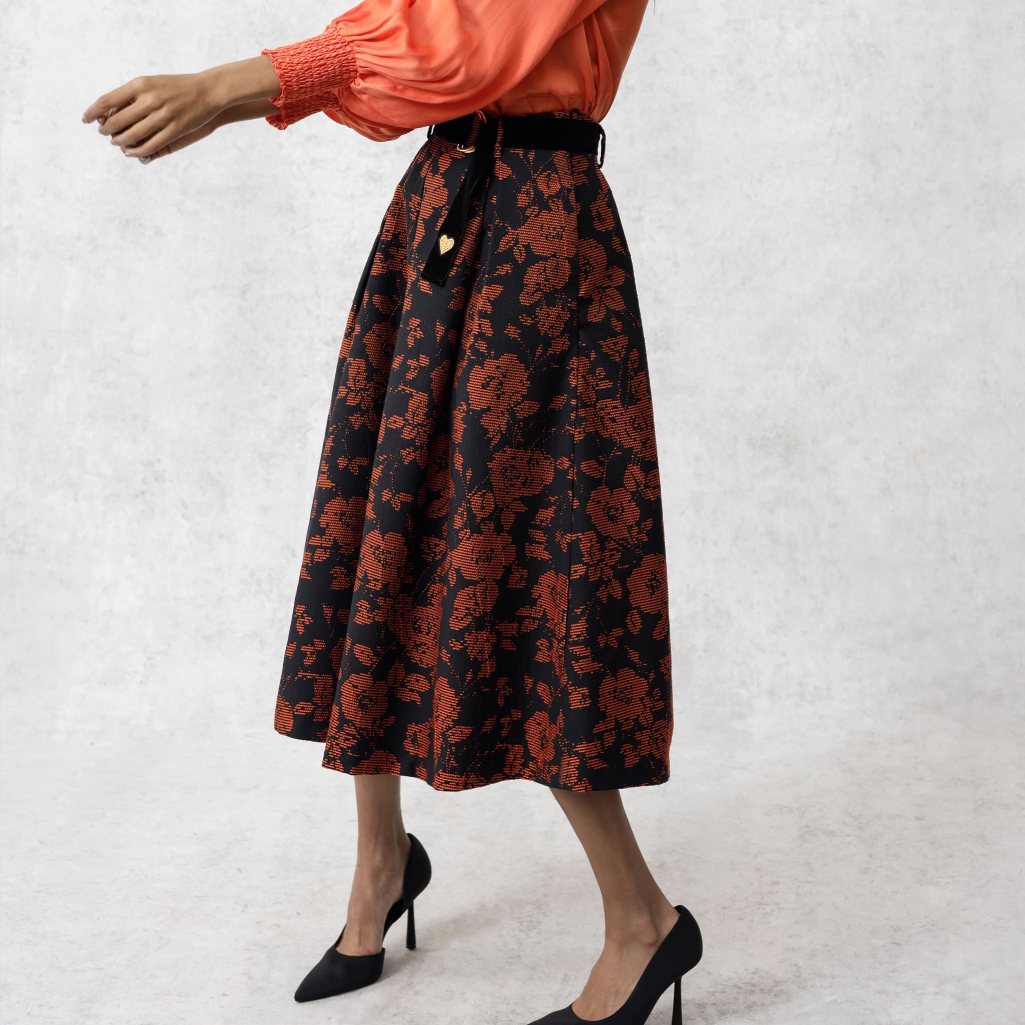 Zelda Skirt - Black - EMILY LOVELOCK