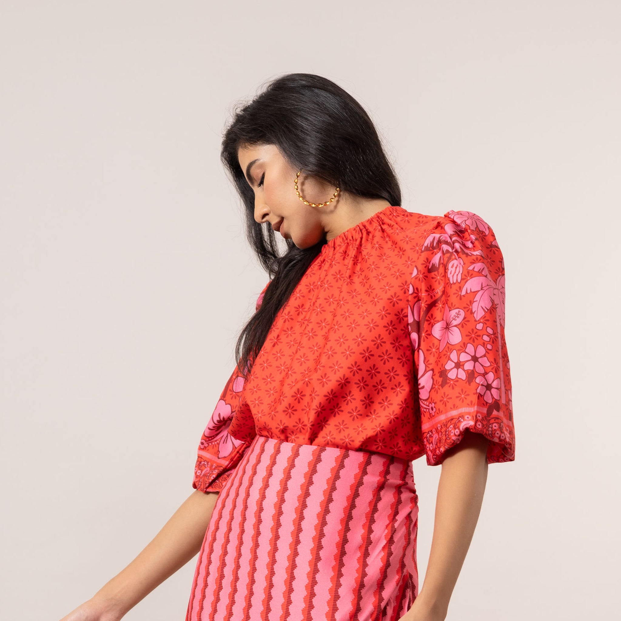 Lilly Top - Flame Scarlet