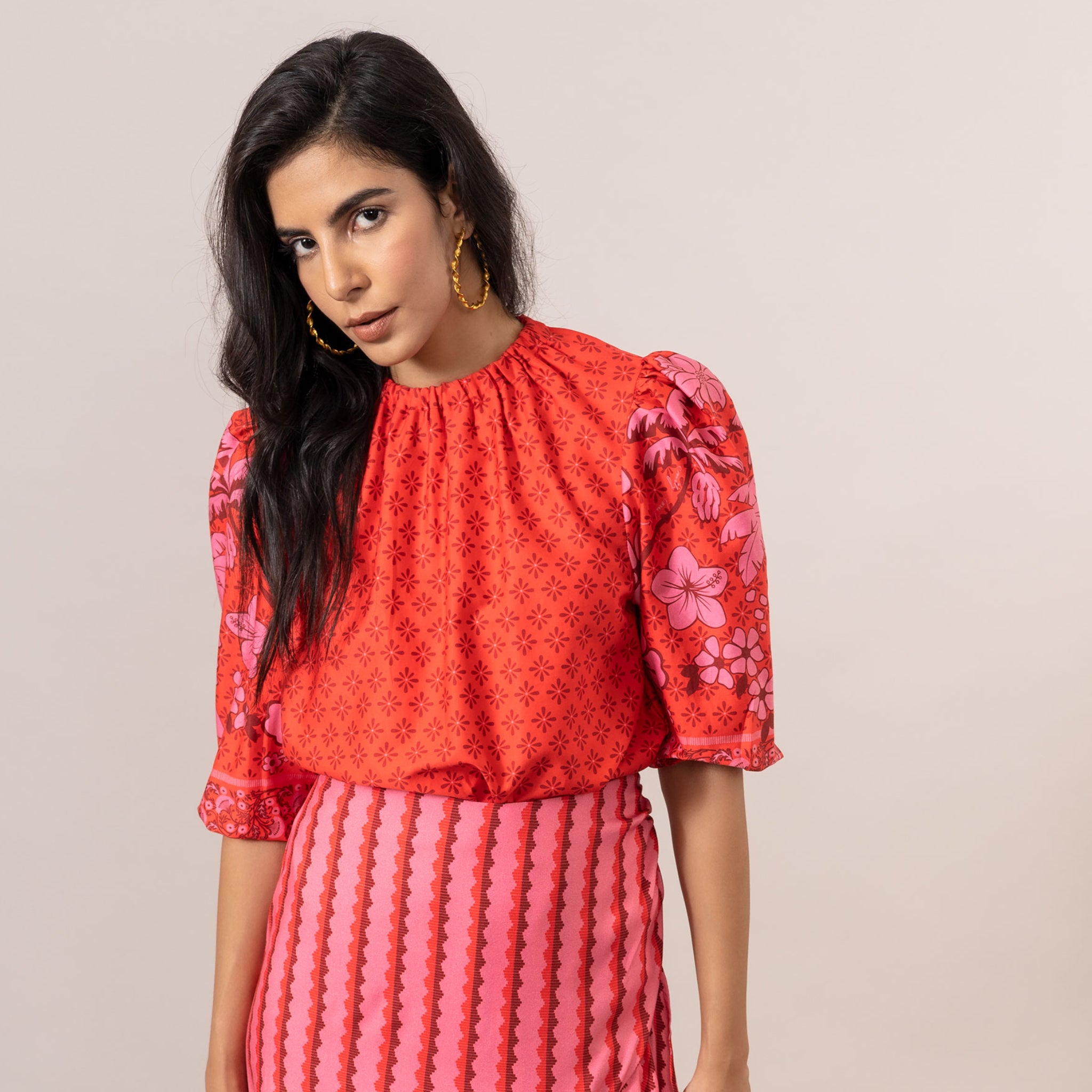 Lilly Top - Flame Scarlet