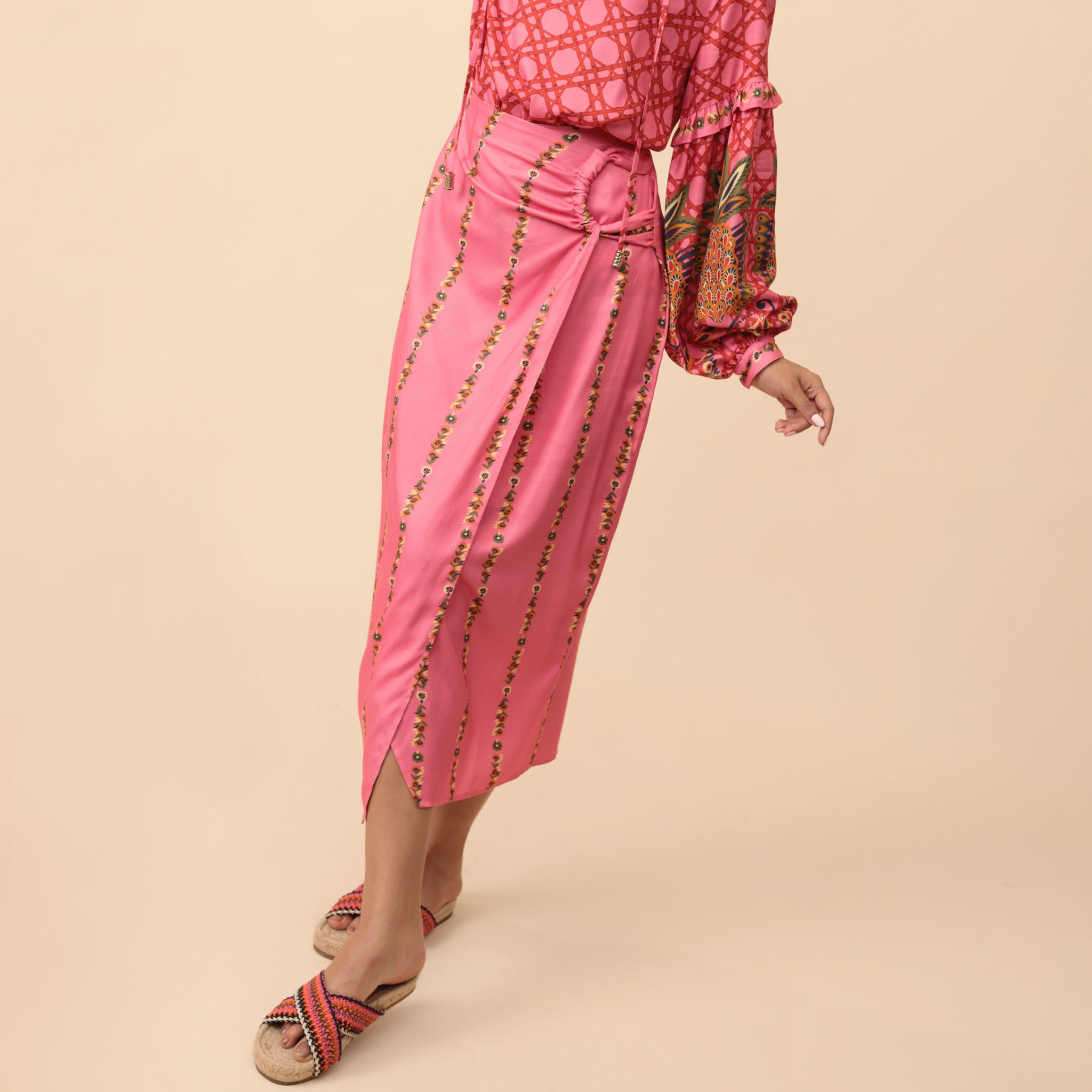 Lisa Skirt - Thrift Pink