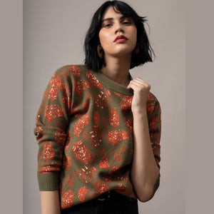 Luna Sweater - Sea Kelp