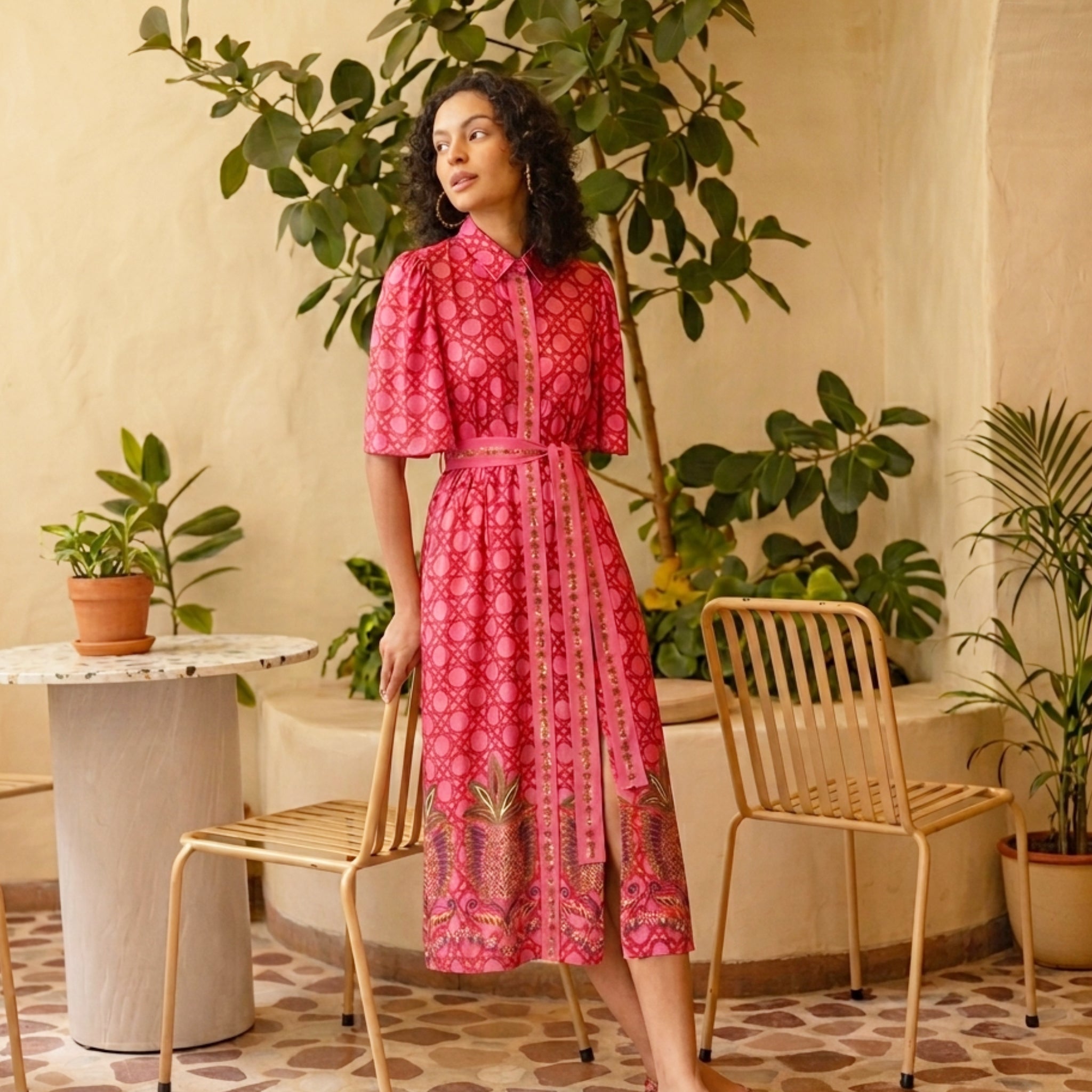 Melody Dress - Thrift Pink