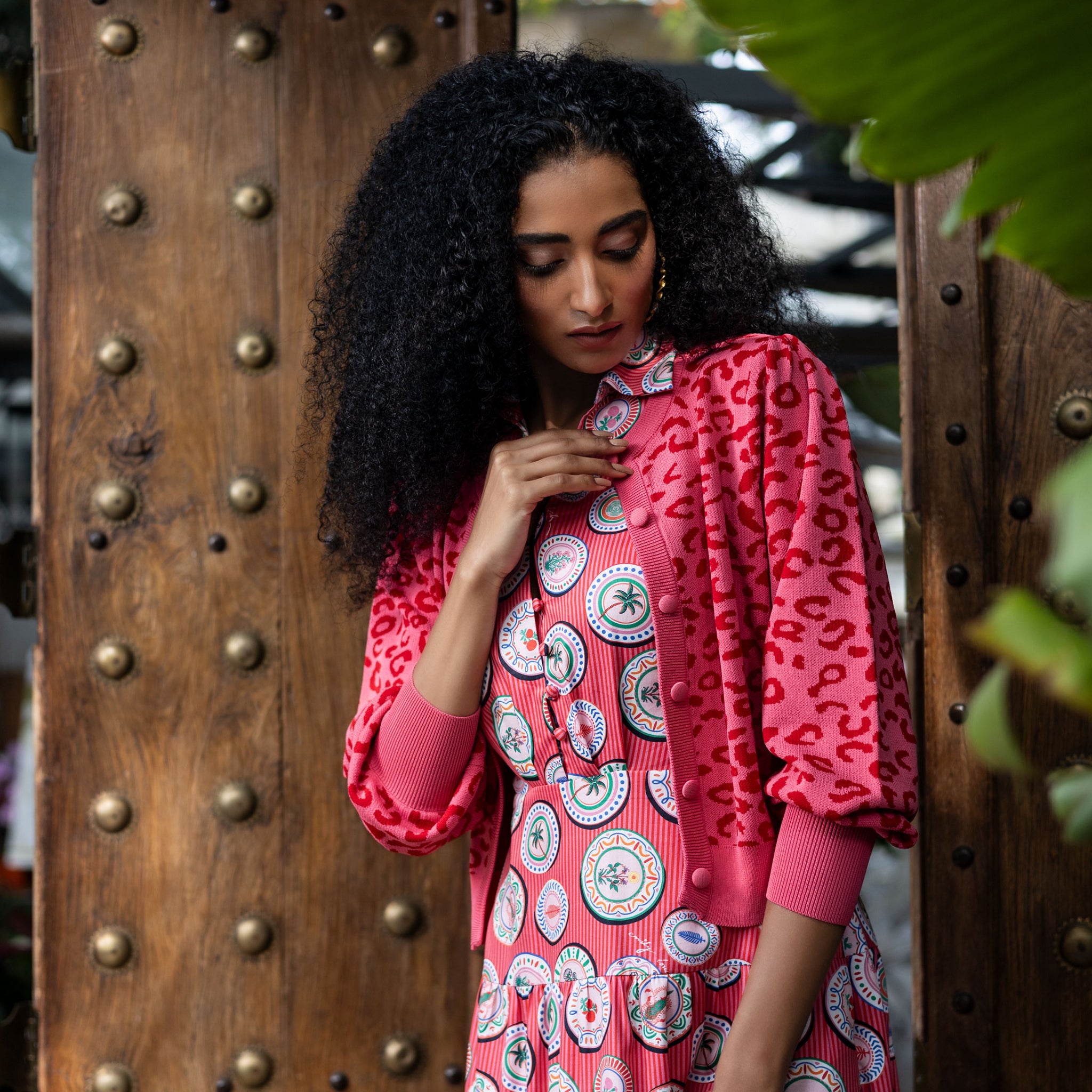 Sherry Cardigan - Flame Scarlet
