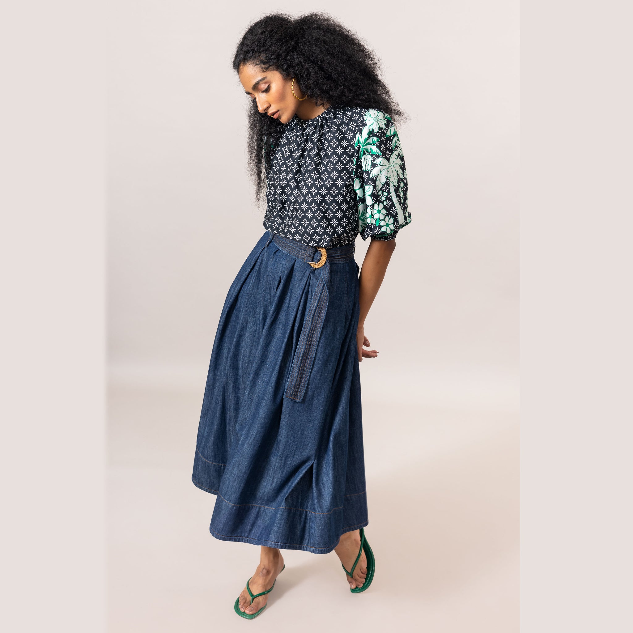 Zelda Skirt - Denim