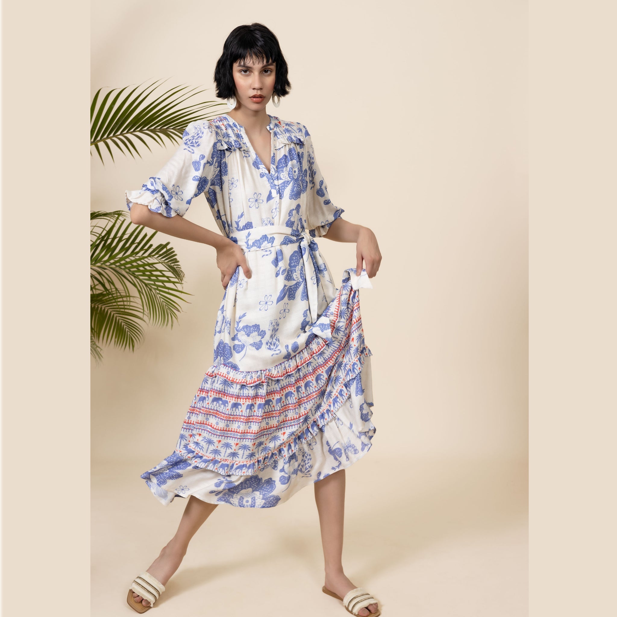 Adela Dress - Ivory - EMILY LOVELOCK