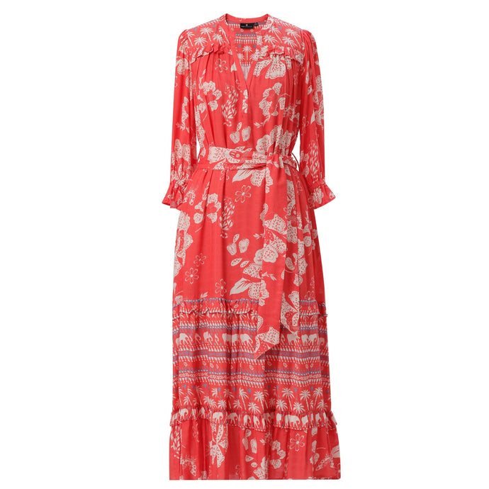 Adela Dress - Radiant Red - EMILY LOVELOCK