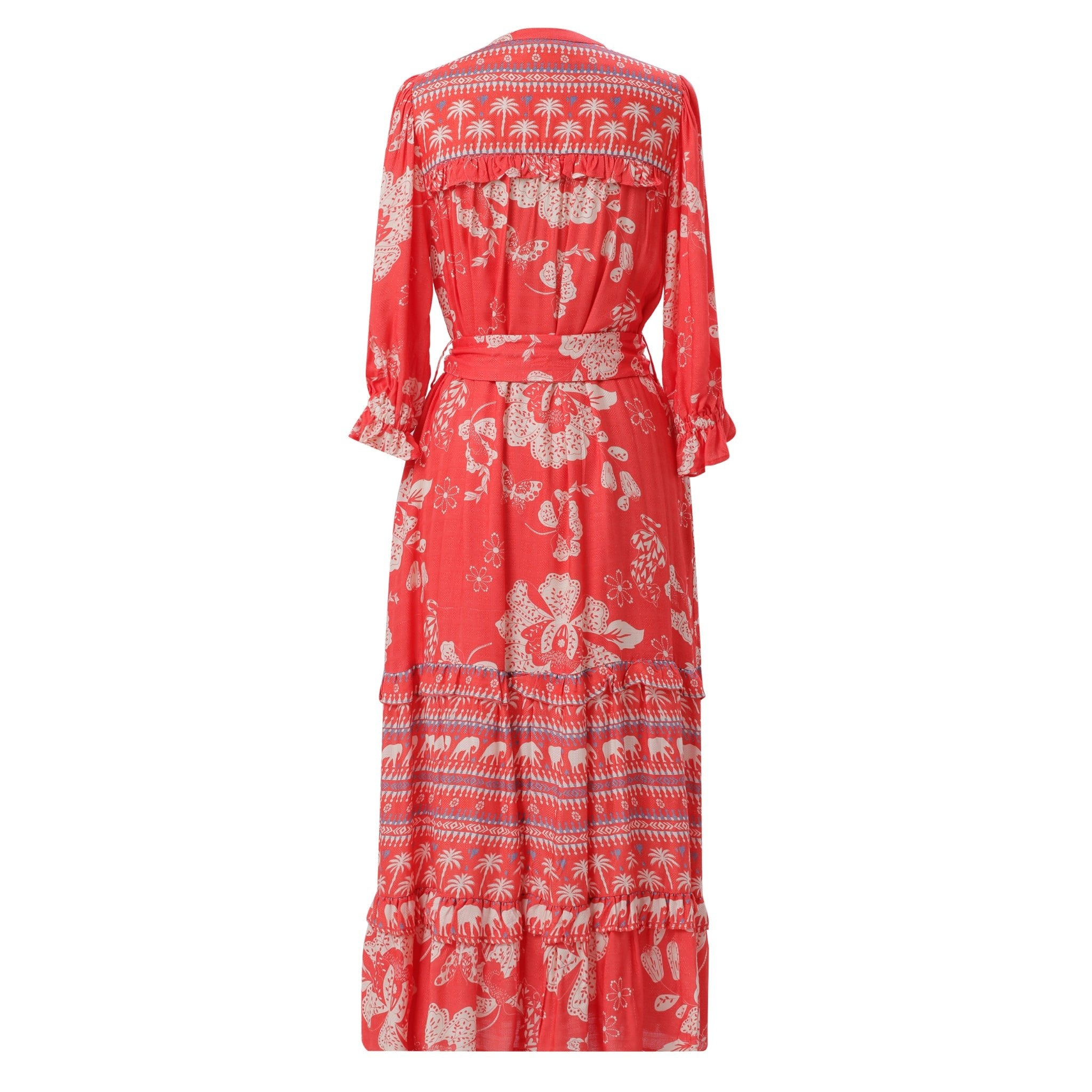 Adela Dress - Radiant Red - EMILY LOVELOCK