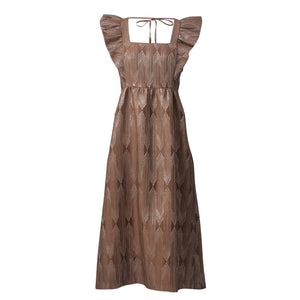 Akira Dress - Sepia - EMILY LOVELOCK