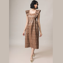 Load image into Gallery viewer, Akira Dress - Sepia - EMILY LOVELOCK