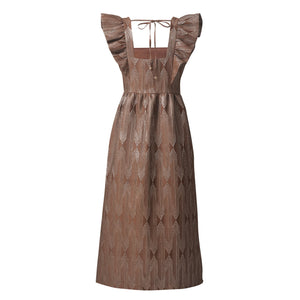 Akira Dress - Sepia - EMILY LOVELOCK