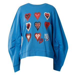 Jemma Sweatshirt - DIRECTOIRE BLUE - EMILY LOVELOCK