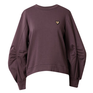 Jemma Sweatshirt - Midnight Plum - EMILY LOVELOCK