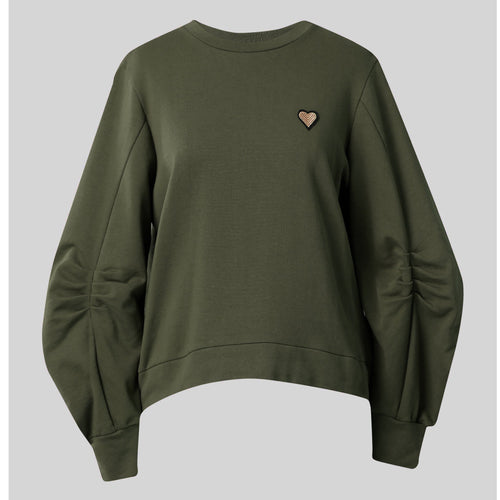 Jemma Sweatshirt - Sea Kelp - EMILY LOVELOCK