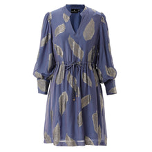 Load image into Gallery viewer, Noureen Dress - Blue - EMILY LOVELOCK