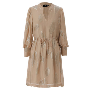 Noureen Dress - Oatmeal - EMILY LOVELOCK