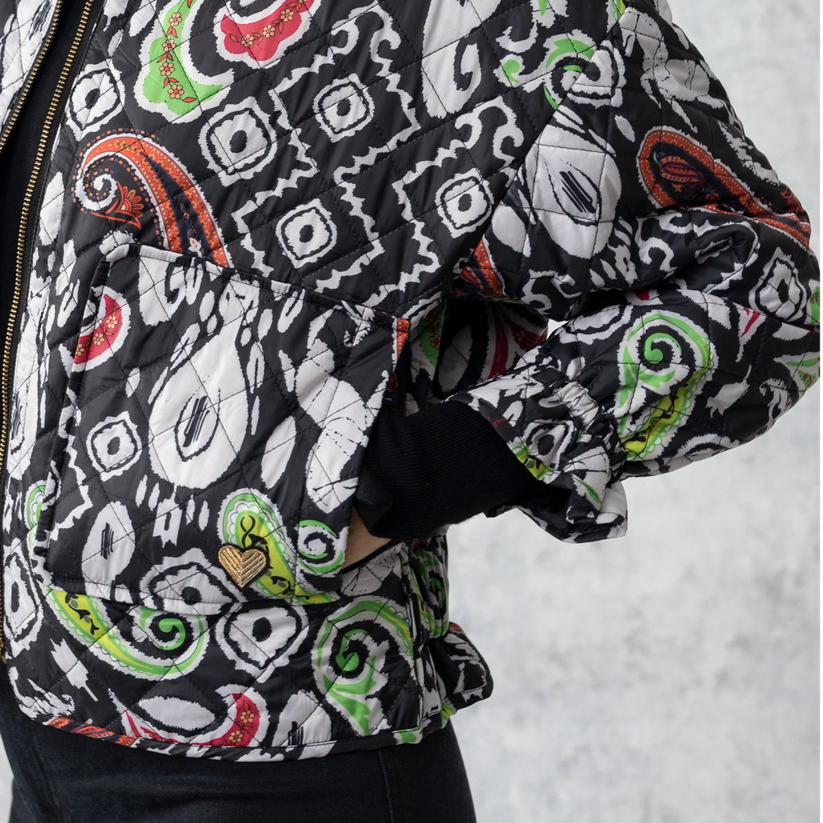 Alexa Bomber - Black - EMILY LOVELOCK