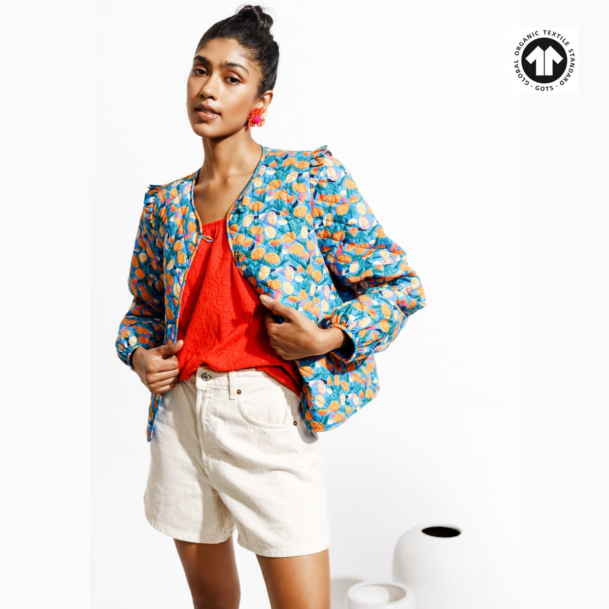 Brenda Jacket - Blue - EMILY LOVELOCK