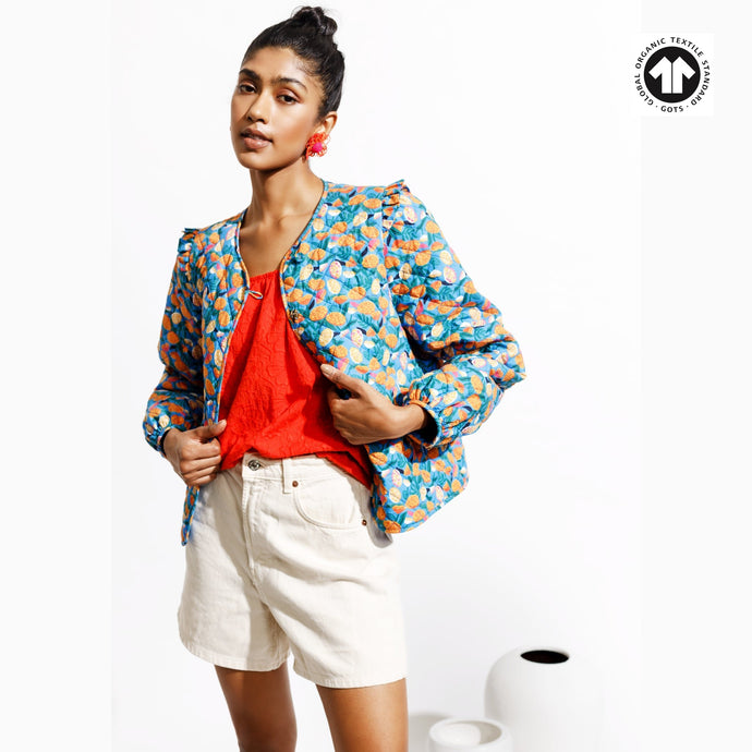 Brenda Jacket - Blue - EMILY LOVELOCK