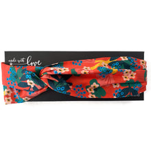 Load image into Gallery viewer, Cactus Floral Headband - Orange - EMILY LOVELOCK