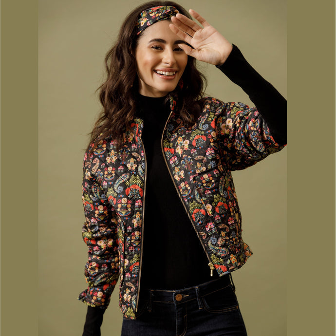 Chelsea Bomber - Black - EMILY LOVELOCK