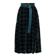 Load image into Gallery viewer, Flared Devoré Skirt - EMILY LOVELOCK