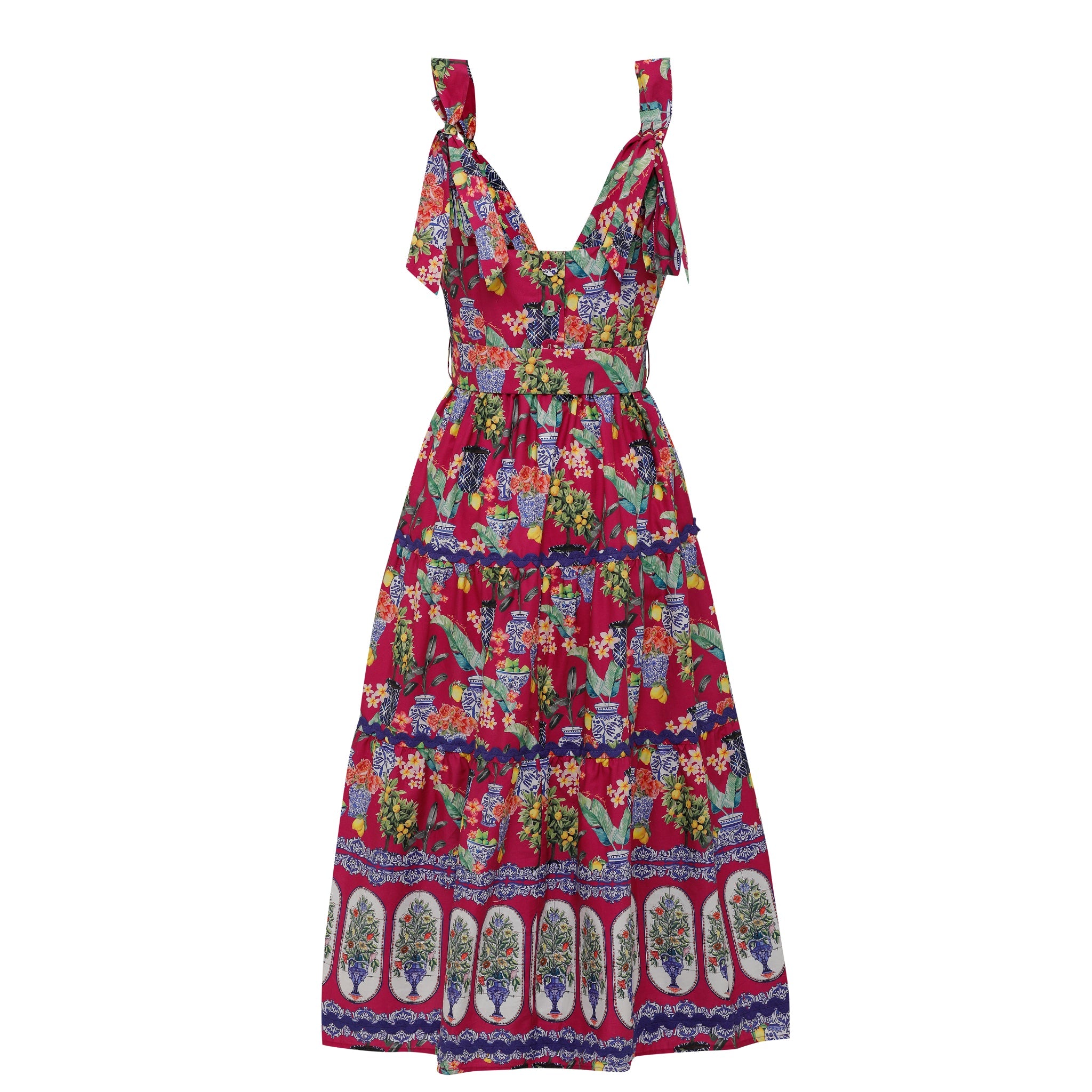June Sundress - Orchid - EMILY LOVELOCK