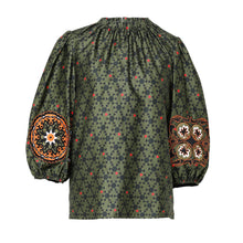 Load image into Gallery viewer, Lilly Blouse - Olive - EMILY LOVELOCK
