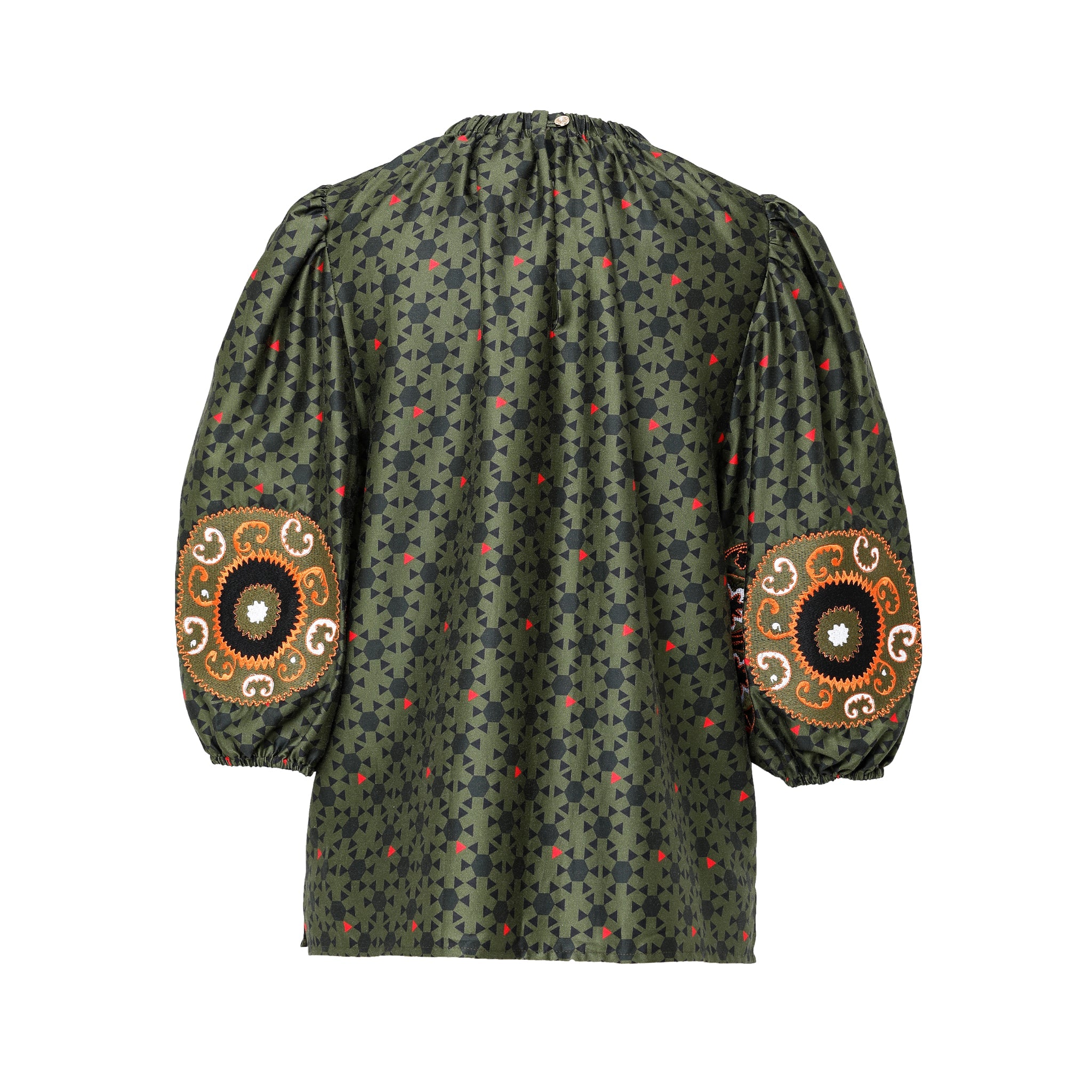 Lilly Blouse - Olive - EMILY LOVELOCK
