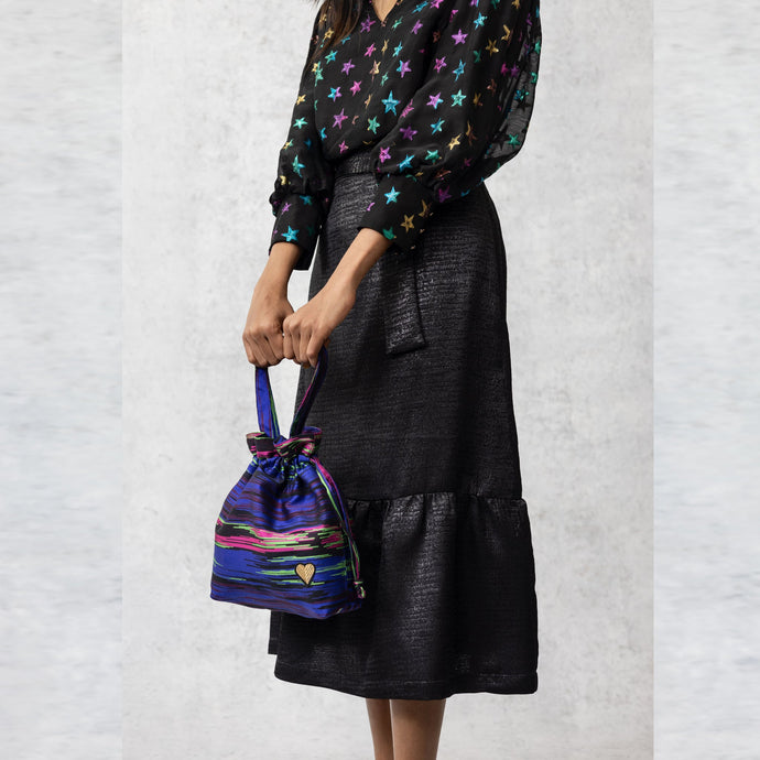 Margaret Skirt - Black - EMILY LOVELOCK