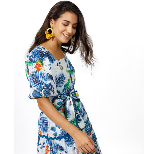 Matilda Dress - Toucan Print - EMILY LOVELOCK