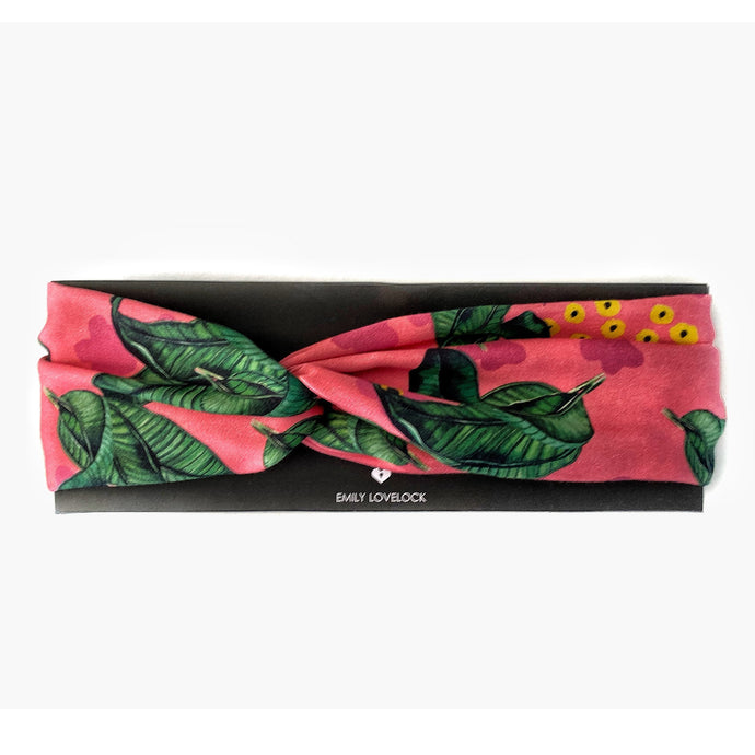 Mexico Jungle Headband - Pink - EMILY LOVELOCK