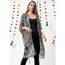 Load image into Gallery viewer, Mosaic Tile Print Kimono - EMILY LOVELOCK