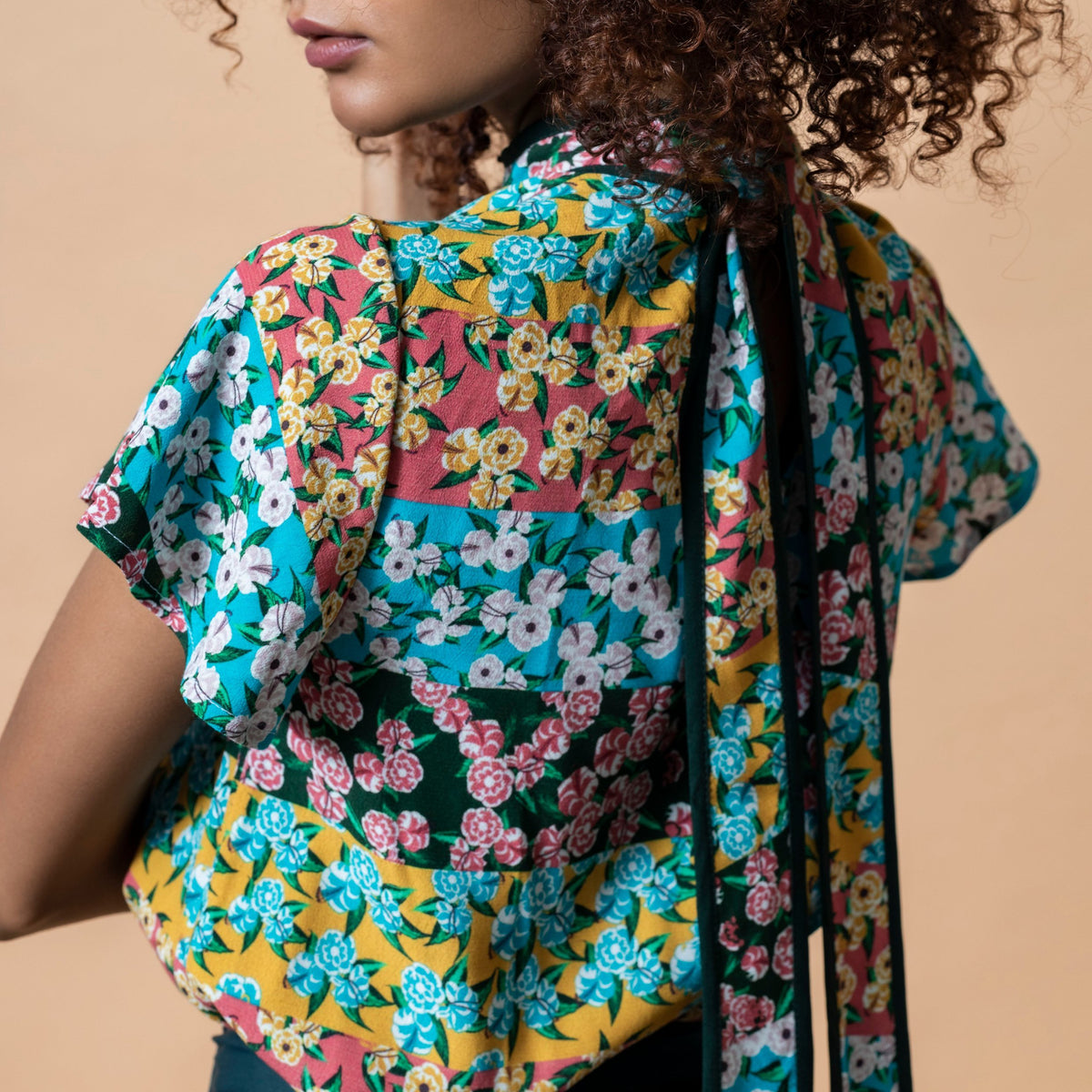 Multi print blouse - EMILY LOVELOCK