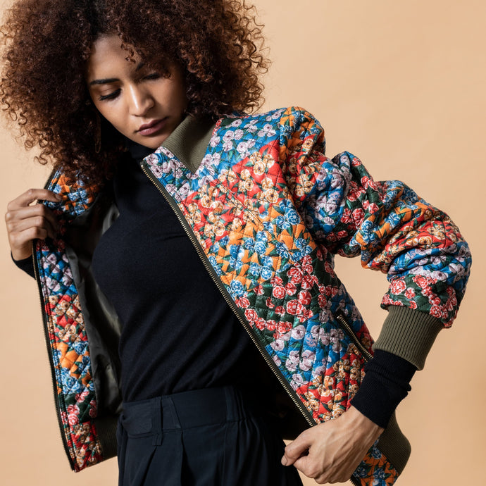 Multi Print Bomber - Use Code EMILYLOVESKRITIKA for a 25% Discount - EMILY LOVELOCK